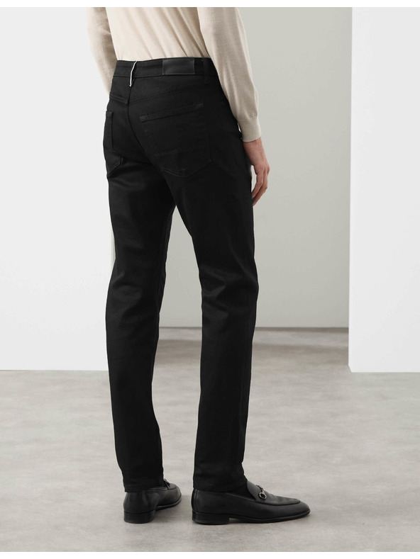 Marks & Spencer Pružné džínsy v japonskom štýle, úzky strih Marks & Spencer čierna