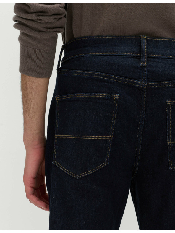 Marks & Spencer Strečové džínsy rovného strihu Marks & Spencer námorná modrá