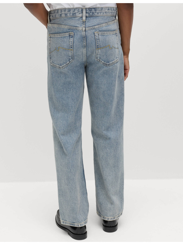 Marks & Spencer Voľné džínsy rovného strihu Authentic Marks & Spencer modrá