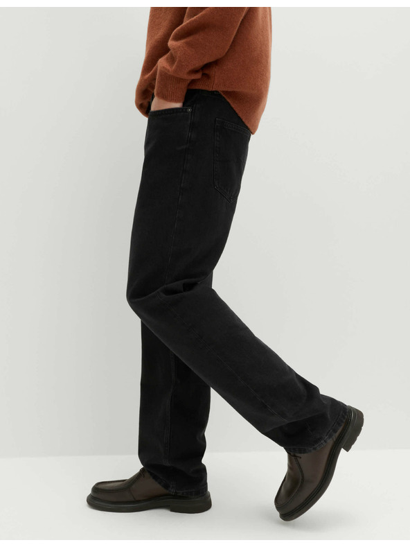 Marks & Spencer Voľné džínsy rovného strihu Authentic Marks & Spencer čierna