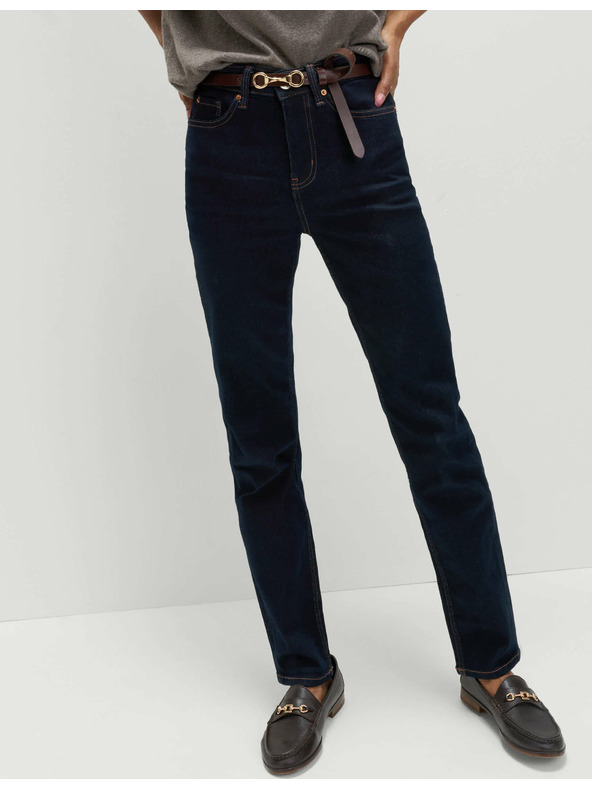 Marks & Spencer Džínsy Sienna sostrečom a rovnými nohavicami Marks & Spencer námorná modrá