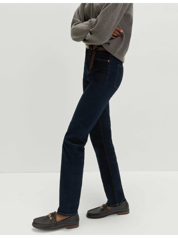 Marks & Spencer Džínsy Sienna sostrečom a rovnými nohavicami Marks & Spencer námorná modrá