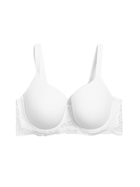 Marks & Spencer Hladká podprsenka Body Soft™ s kosticicami a plnými košíčkami, veľ. A–E Marks & Spencer biela