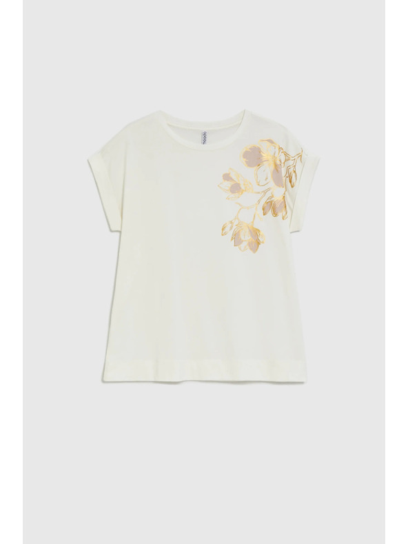 Moodo Halenka s potlačou biela Moodo