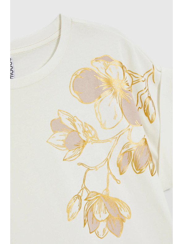 Moodo Halenka s potlačou biela Moodo