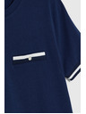 Moodo Bavlnené tričko tmavo modré Moodo