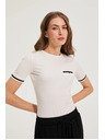 Moodo Tričko z bavlny biele Moodo