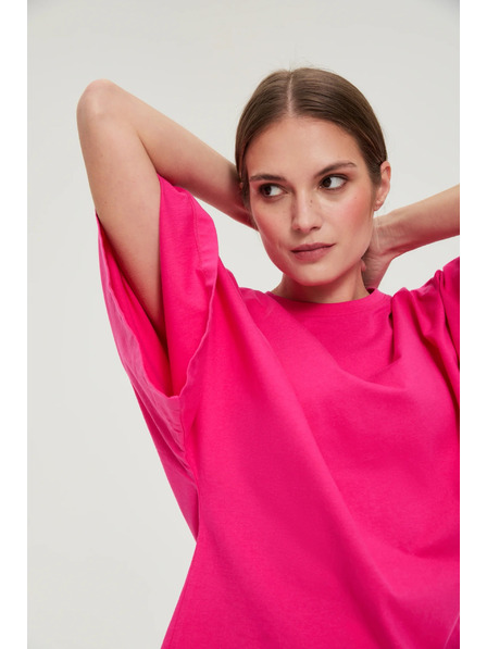 Moodo Halenka so širokými rukávmi purpurová Moodo