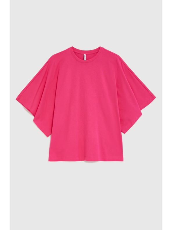 Moodo Halenka so širokými rukávmi purpurová Moodo