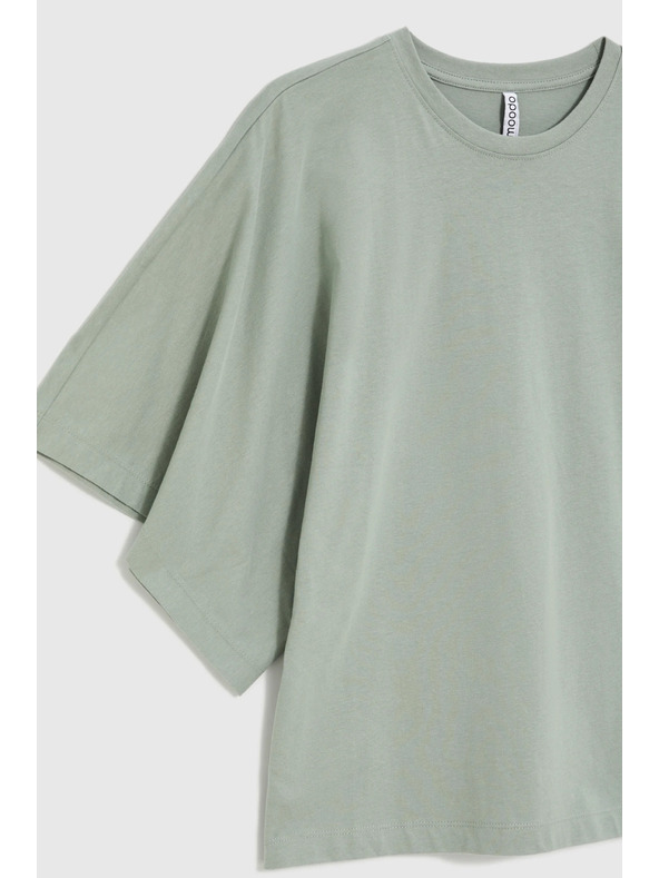 Moodo Halenka so širokými rukávmi olivová Moodo