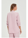 Moodo Sako so zvrásnými rukávmi ružové Moodo