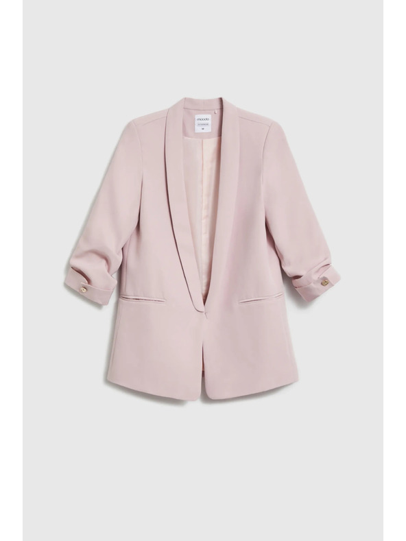 Moodo Sako so zvrásnými rukávmi ružové Moodo