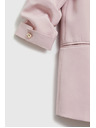 Moodo Sako so zvrásnými rukávmi ružové Moodo