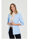 Moodo Sako so zvrásnými rukávmi svetlo modré Moodo