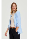 Moodo Sako so zvrásnými rukávmi svetlo modré Moodo
