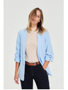 Moodo Sako so zvrásnými rukávmi svetlo modré Moodo