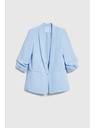 Moodo Sako so zvrásnými rukávmi svetlo modré Moodo