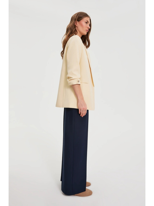 Moodo Sako so zvrásnými rukávmi žlté Moodo