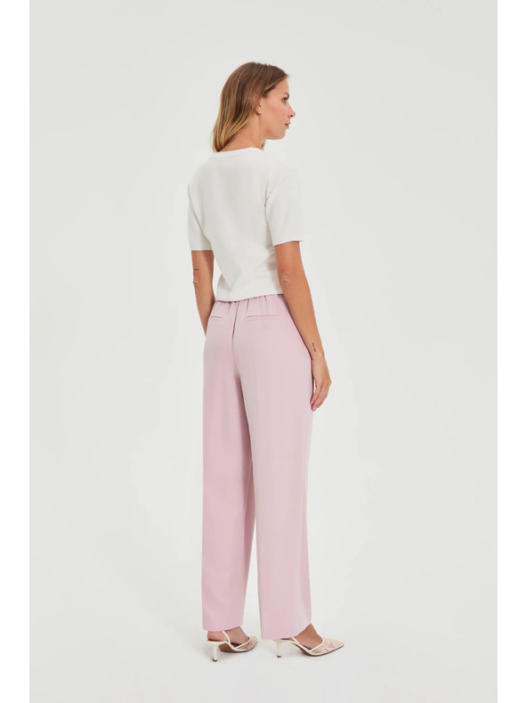 Moodo Nohavice s lemovaním ružové Moodo