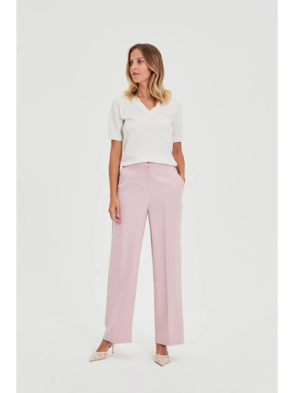 Moodo Nohavice s lemovaním ružové Moodo