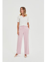 Moodo Nohavice s lemovaním ružové Moodo