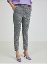 Orsay Bielo-čierne dámske vzorované nohavice ORSAY