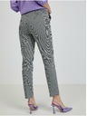 Orsay Bielo-čierne dámske vzorované nohavice ORSAY