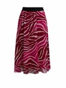 Orsay Ružovo-vínová dámska vzorovaná midi sukňa ORSAY