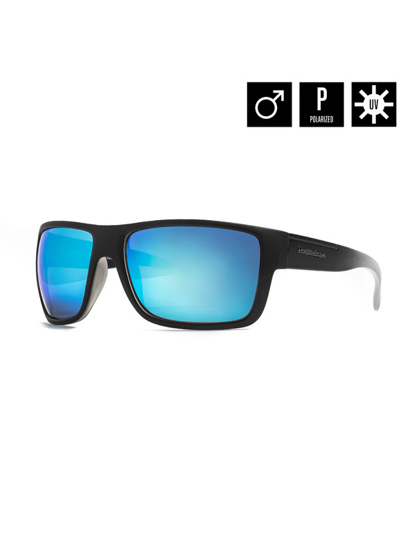 Horsefeathers Slnečné okuliare Zenith - matt black fade out/mirror blue