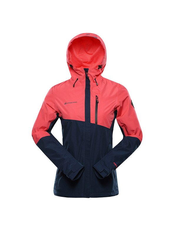 ALPINE PRO Dámska nepremokavá bunda s ptx membránou ALPINE PRO NOREMA 3 calypso coral