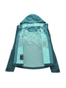 ALPINE PRO Dámska nepremokavá bunda s ptx membránou ALPINE PRO NOREMA 3 teal