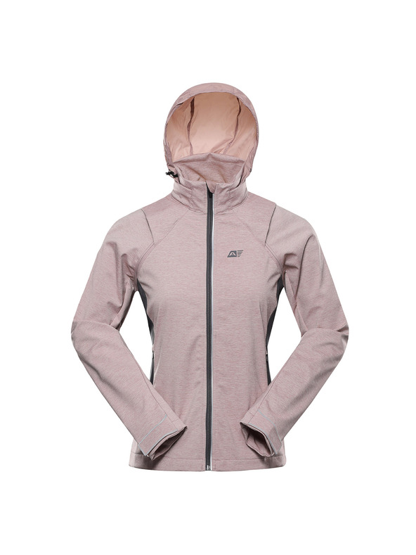 ALPINE PRO Dámska softshellová bunda-vesta s membránou 2v1 ALPINE PRO SPERTA 2 pale mauve