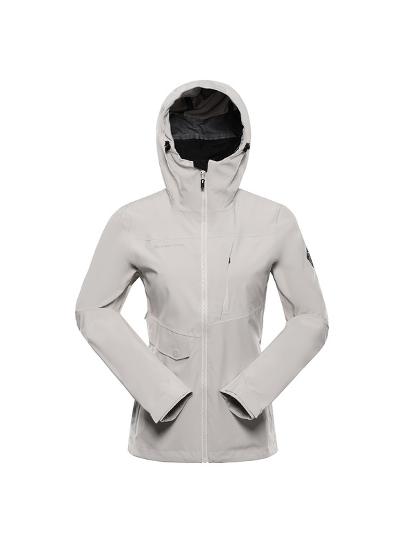 ALPINE PRO Dámska nepremokavá bunda s ptx membránou ALPINE PRO ZARRA 2 moonbeam