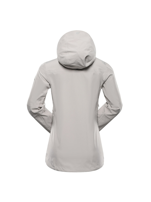 ALPINE PRO Dámska nepremokavá bunda s ptx membránou ALPINE PRO ZARRA 2 moonbeam