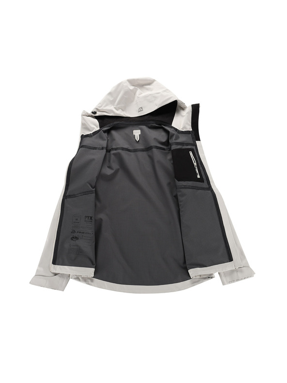 ALPINE PRO Dámska nepremokavá bunda s ptx membránou ALPINE PRO ZARRA 2 moonbeam