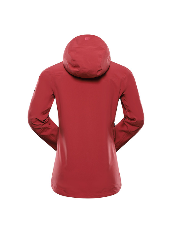 ALPINE PRO Dámska nepremokavá bunda s ptx membránou ALPINE PRO ZARRA 2 cardinal