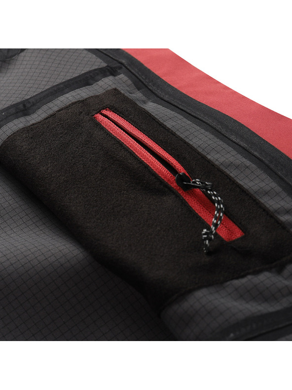 ALPINE PRO Dámska nepremokavá bunda s ptx membránou ALPINE PRO ZARRA 2 cardinal