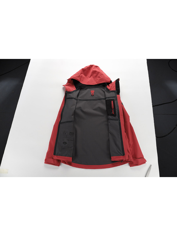 ALPINE PRO Dámska nepremokavá bunda s ptx membránou ALPINE PRO ZARRA 2 cardinal