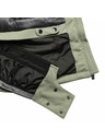 ALPINE PRO Dámska lyžiarska softshellová bunda s membránou ALPINE PRO DOWELA 2 oil green