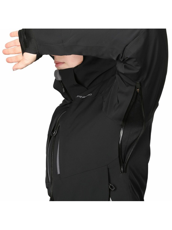 ALPINE PRO Dámska lyžiarska bunda s membránou ptx snow ALPINE PRO REASA 2 black