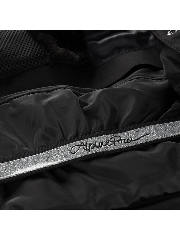 ALPINE PRO Dámska lyžiarska bunda s membránou ptx snow ALPINE PRO NADDRA black