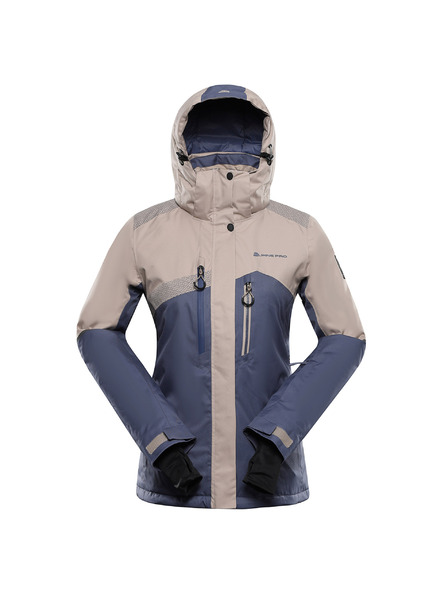 ALPINE PRO Dámska lyžiarska bunda s membránou ptx snow ALPINE PRO DEARA 2 simply taupe