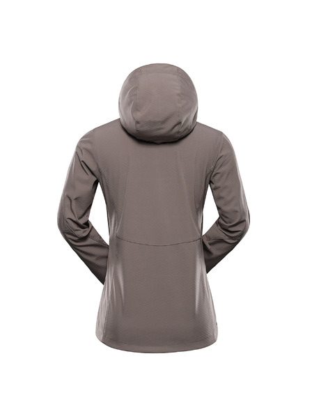 ALPINE PRO Dámska softshellová bunda s membránou ALPINE PRO HOORA 2 driftwood