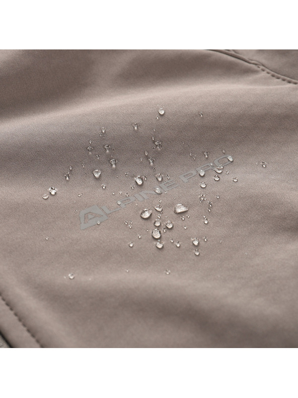 ALPINE PRO Dámska softshellová bunda s membránou ALPINE PRO HOORA 2 driftwood