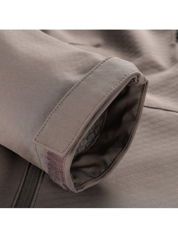 ALPINE PRO Dámska softshellová bunda s membránou ALPINE PRO HOORA 2 driftwood