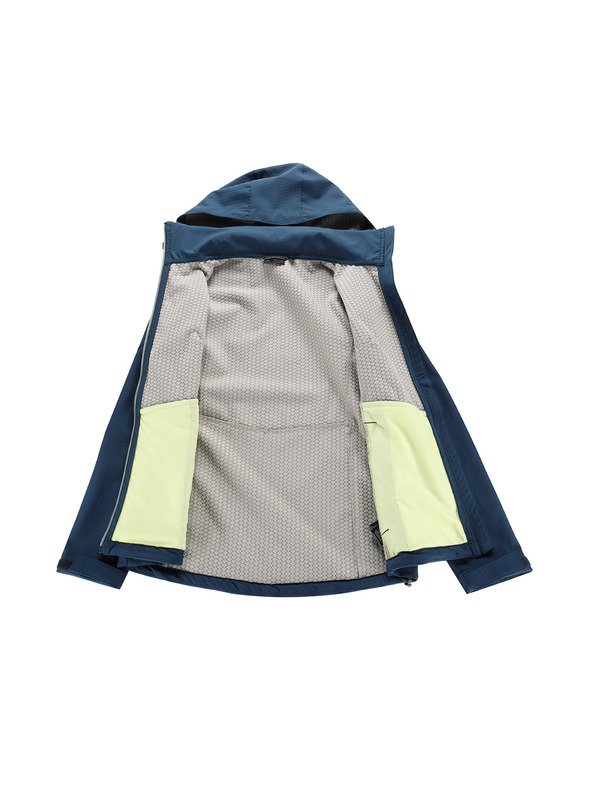 ALPINE PRO Dámska softshellová bunda s membránou ALPINE PRO HOORA 2 blue wing teal