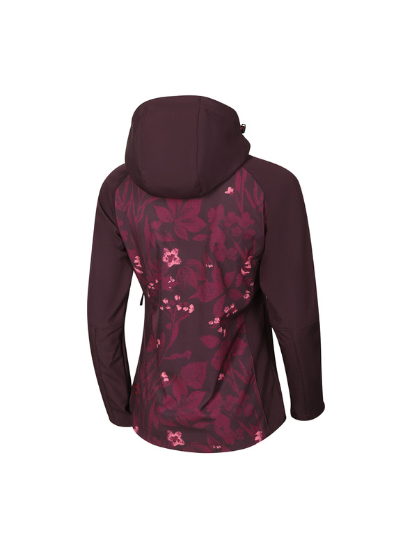 ALPINE PRO Dámska softshellová bunda s membránou ALPINE PRO HOORA winetasting varianta pa