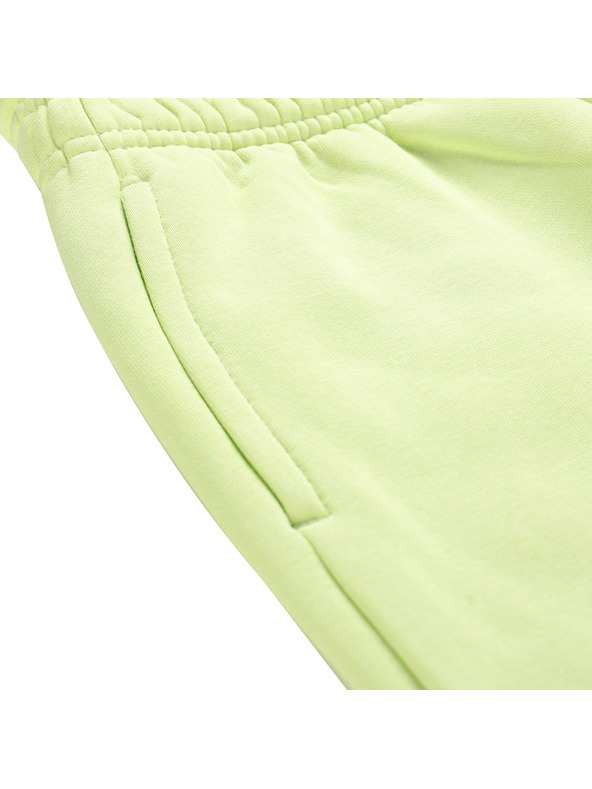 ALPINE PRO Dámske bavlnené tepláky ALPINE PRO DAKKA luminary green