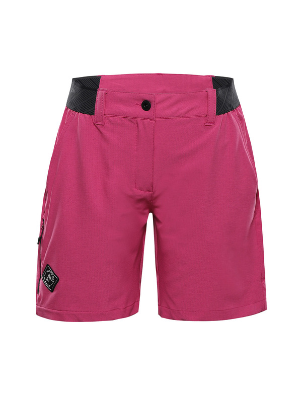 ALPINE PRO Dámske rýchloschnúce kraťasy ALPINE PRO ZAMBA 4 fuchsia red