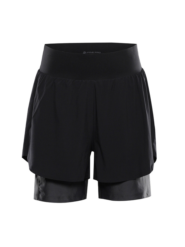 ALPINE PRO Dámske rýchlo schnutúce kraťasy ALPINE PRO GAJERA black